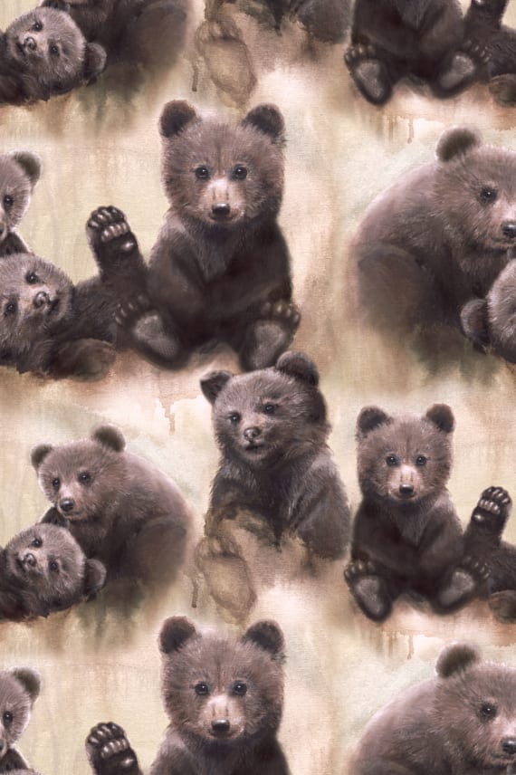 BABY BEARS -trikoo ruskea